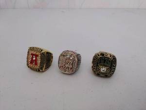 Three Replica Alabama Championship Rings