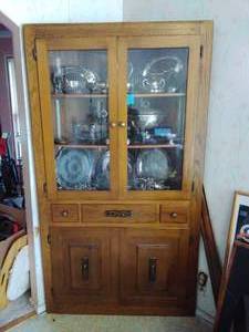 Wooden Corner Cabinet