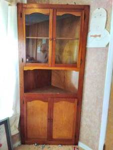 Wooden Corner Cabinet