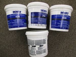 lot 10 image: (4) Henry Adhesive (1 GallonEa.)...