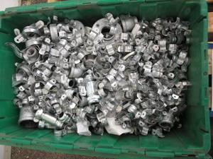lot 28 image: Huge Lot of Galvanized Elbows, Plug...