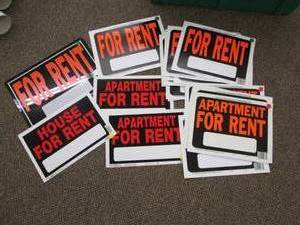 lot 35 image: Lot of For Rent Signs See Photos ...