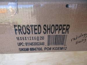 lot 87 image: Frosted Plastic Bags
