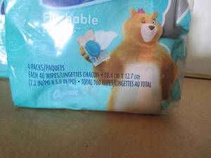 lot 134 image: Charmin Flushable Wipes