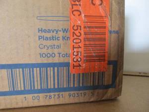 lot 105 image: Plastic Forks and Knives