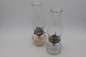 Glass kerosene lamps