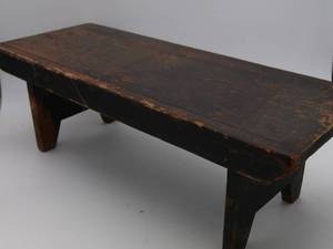 Wooden step stool