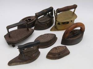 Lot of Antique hot irons
