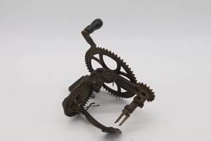 Antique iron apple peeler and corer