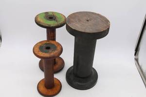 Wooden spools