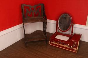 Jewlery box and antique stand