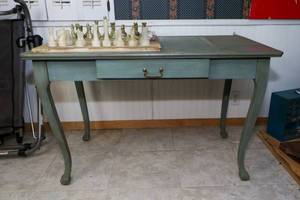 Vintage table Robins egg Blued Table&nbsp