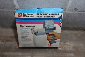 Rubber set flow-matic electric airless paint sprayer