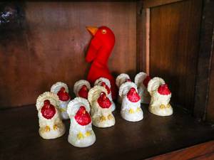 Porcelain turkey decorations
