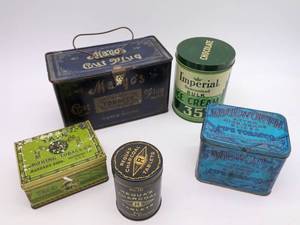 Lot of Antique Tins