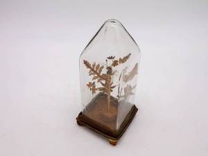 Antique Encapsulated Metal Flower By Uknown artist