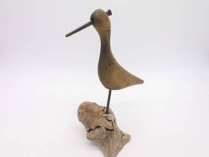 Hand Carved Wooden Dodo Bird on Drift wood
