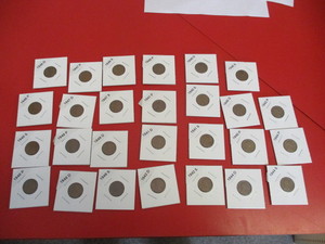 1940s Lincoln Wheatback pennies. All  San Francisco, Denver and Philadelphia Mints present  for the years of 1940-1942, 1944-1949. Great for any  Lincoln Penny Collectors Book.
