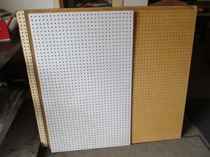 Pegboard and hangers