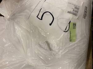 lot 5 image: Large King Basketweave Blanket - White, 85023-K-WHITE - NEW