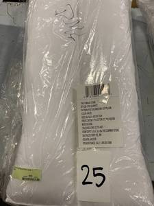 lot 25 image: Knee and Leg Posture Pillow Cover - White, PP87-OS-WHITE - NEW