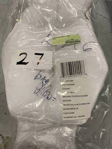 lot 27 image: Shoulder Back Sleeper Posture Pillow, PP26-OS-WHITE - NEW