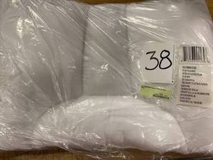 lot 38 image: Duo Sleep Neck Posture Pillow One Size White, PP25-OS-WHITE - NEW