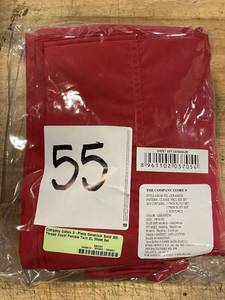 lot 55 image: Company Cotton 3-Piece Geranium Solid 300 Thread Count Percale Twin XL Sheet Set, EC40-TXL-GERANIUM - NEW