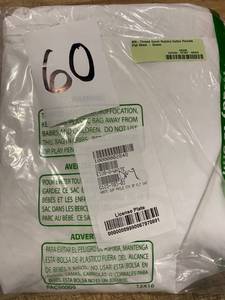 lot 60 image: 400-Thread Count Supima Cotton Percale Flat Sheet - Queen, E1U8-Q-WHITE - NEW