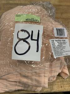 lot 84 image: Gossamer Cotton Throw - Creamsicle, KN83-THRW-CREAMSICLE - NEW