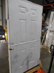 lot 33 image: Steves & Sons 41 X 80 DB STEEL ENTRY DOOR