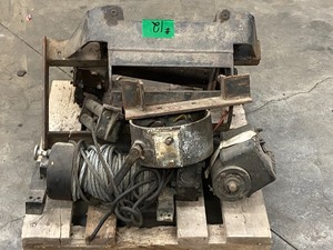 Lot Of (2) Heavy Duty Electric Winches