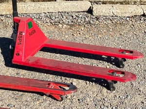 Lot Of (2) Raymond Pallet Jacks