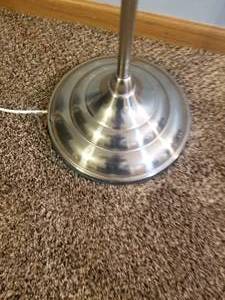lot 157 image: Contemporary Metal Floor Lamp