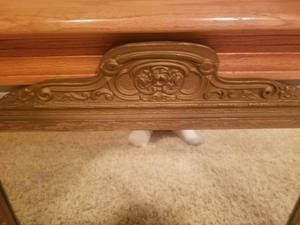 lot 151 image: Antique Triple Wall Mirror