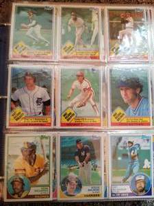 lot 45 image: Topps Baseball Cards Full Sets 1983-1984