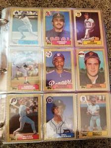 lot 44 image: Topps Baseball Cards Full Sets 1985-1987