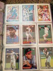 lot 42 image: Topps Baseball Cards Full Set 1991-1992