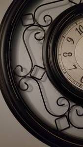 lot 15 image: Large Ornate Wall Clock by Chaney