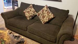 lot 78 image: Slate Two Cushion Sofa by Hughes Furniture