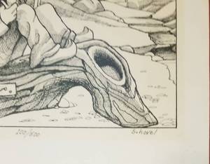 lot 118 image: The Bubble Blower Signed Numbered Print 100500