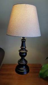 lot 90 image: Burnished Bronze Table Lamps