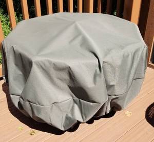 lot 10 image: Propane Granite Fire Pit by Oriflamme