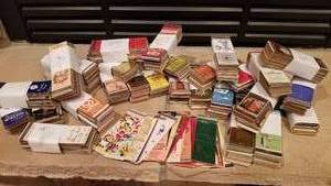 lot 32 image: 100s Early Old Vintage Matchbooks