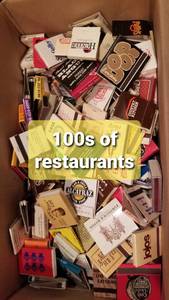 lot 33 image: Sooo Many  100s of Restaurant Matchbooks