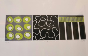 lot 23 image: Green Eggs Framed Screen Print By Toni Dachis