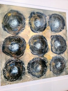 lot 31 image: Circle #2 Framed Giclee Print By Toni Dachis