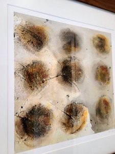 lot 32 image: Circle #3 Framed Giclee Print By Toni Dachis