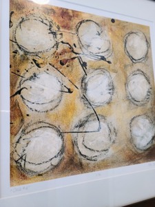 lot 33 image: Circle #4 Framed Giclee Print By Toni Dachis