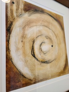 lot 34 image: Circle #5 Framed Giclee Print By Toni Dachis